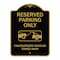 Signmission Designer Series-Resident Parking Unauthorized Vehicles Towed Away With Gr, 24" x 18", BG-1824-9897 A-DES-BG-1824-9897 - alternate 1